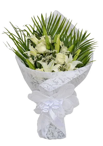 Perfect White Flower Bouquet